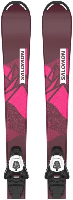 Salomon LUX M Jr -Combinaisons de ski Webstore salomon lux m jr bordeau pink 130 bordeau pink 2