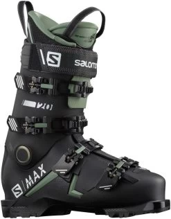 Salomon S/Max 120 GW -Combinaisons de ski Webstore salomon s max 120 gw black oil green silver 24 24 5 38 38 5 eur black oil green silver 0 1
