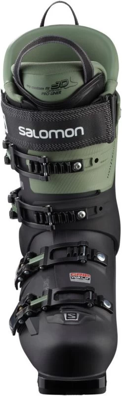 Salomon S/Max 120 GW -Combinaisons de ski Webstore salomon s max 120 gw black oil green silver 24 24 5 38 38 5 eur black oil green silver 3