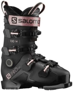 Salomon S/Pro HV 100 GW Women -Combinaisons de ski Webstore salomon s pro hv 100 gw women black rose gold belluga 22 22 5 35 36 eur black rose gold belluga 0 1