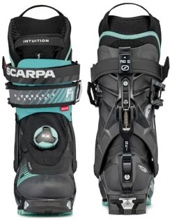 Scarpa F1 LT Wmn -Combinaisons de ski Webstore scarpa f1 lt wmn carbon aqua 3 1
