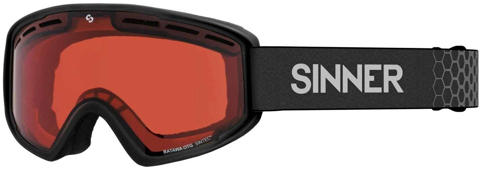 Sinner Batawa OTG Matte Black (Lens: Double Orange Sintec Vent) 5 Sinner Batawa OTG Matte Black (Lens: Double Orange Sintec Vent) – Image 3