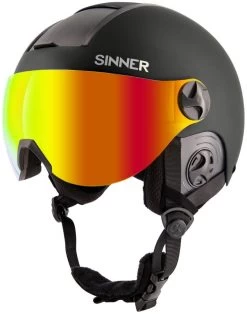 Sinner Bullit Visor -Combinaisons de ski Webstore sinner bullit visor matte white red mirror 1 1