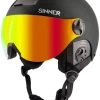 Sinner Bullit Visor 1 Sinner Bullit Visor -Combinaisons de ski Webstore sinner bullit visor matte white red mirror 1