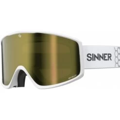 Sinner Sin Valley+ -Combinaisons de ski Webstore sinner sin valley matte white gold mirror one size matte white gold mirror 0